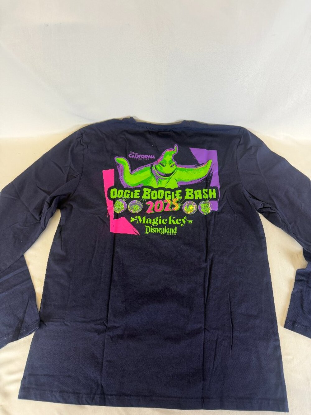 Disney 2025 Official Oogie Boogie Bash Long-sleeved T-shirt, Size Medium